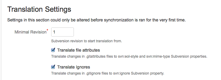 SVN Mirror Add-on for Atlassian Bitbucket Server